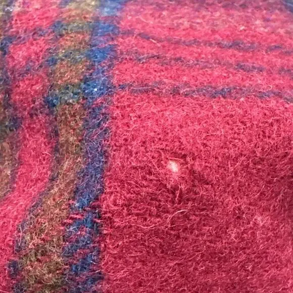Vintage Pendleton Woolen Mills Blanket Throw Wool Plaid 52 X 68 Cabincore READ